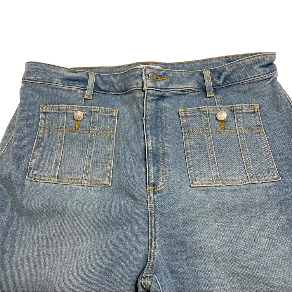 LOFT Light Blue Jeans The Curvy Kick Crop Women’s Size 18 Petite